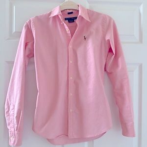 Pink Ralph Lauren Button Down - size 2